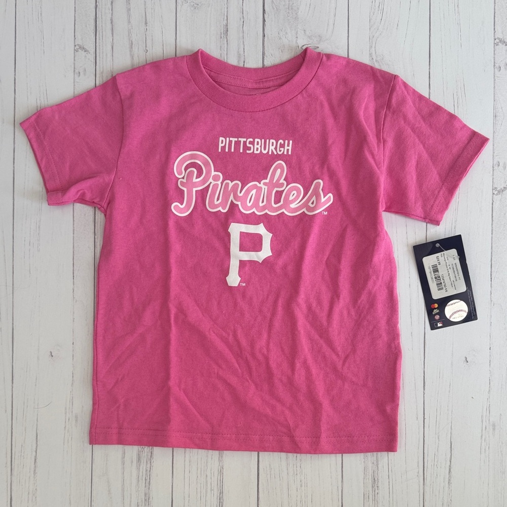 Pittsburgh Pirates Kids Pink T-Shirt